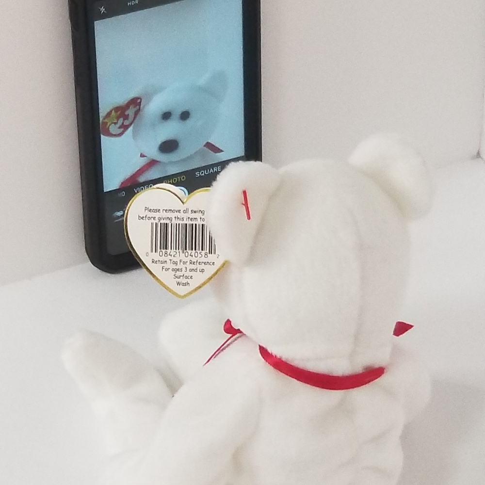Beanie Baby Valentino toy bear Teddy pollar